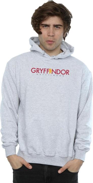 Actual product image Mens Gryffindor Text Hoodie (3XL)