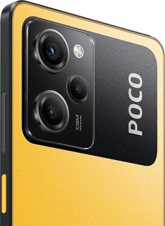 Actual product image Xiaomi Poco X5 Pro 5G (128 GB, Yellow, 6.67", Dual SIM, 108 Mpx, 5G)