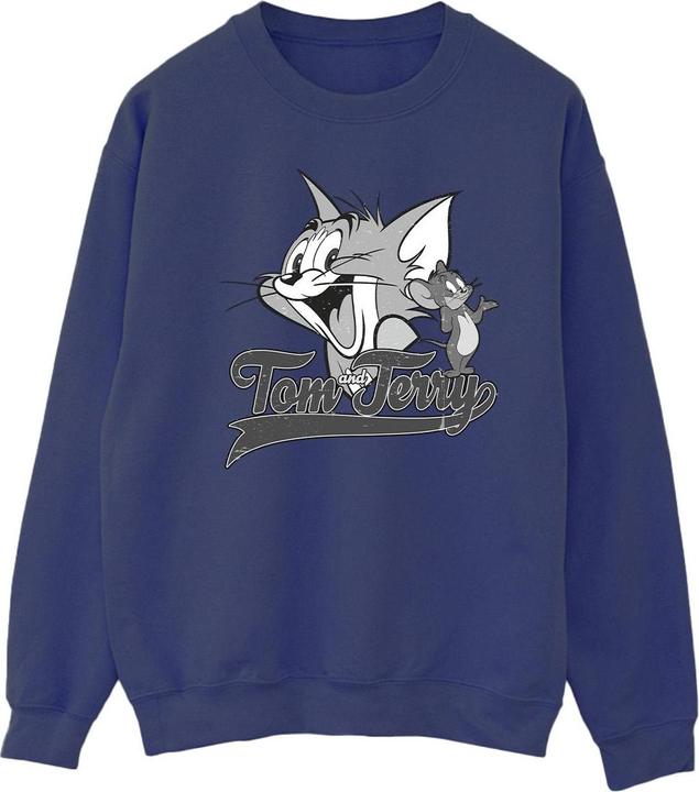Tom & Jerry Greyscale Square Sweatshirt