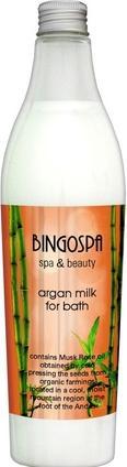 BingoSpa Bingo Argan Bademilch Rose 400ml - Pflegende Bademilch mit Arganöl (400 ml, Badeöl)
