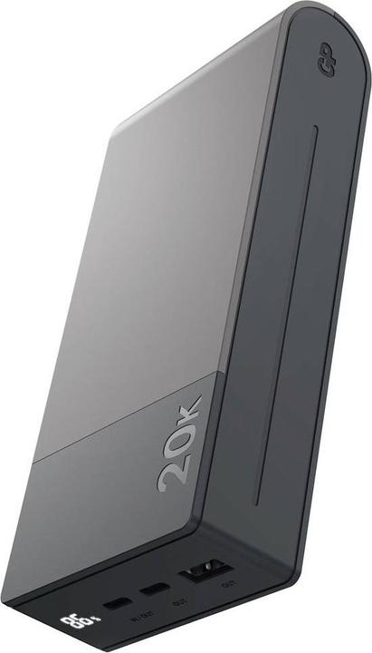 Produktbild GP Batteries GP PowerBank M2+ 20C 20000mAh 2xUSB-C/1xUSB-A schwarz LED-Anz. (20000 mAh, 22.50 W, 74 Wh)