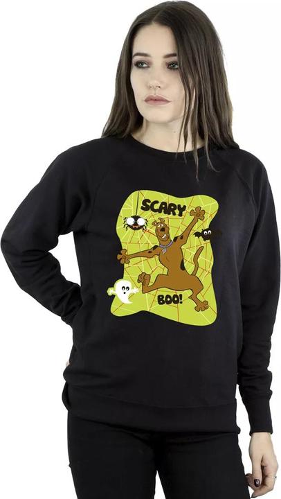 Actual product image Scooby Doo Womens/Ladies Scary Boo! Sweatshirt (4XL)