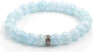 Actual product image Beneto Beaded bracelet made of lightue crystal MINK45 / 17