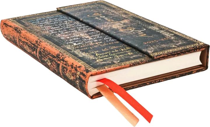 Produktbild Paperblanks PAPERBLAN Agenda Michelangelo Mini 25/26 DD0530-9 1W/2S 18M DE HOR HC 9.5x14cm (9.5 x 14 cm, Deutsch)