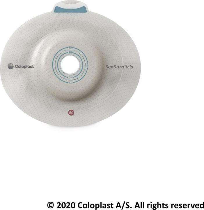 Produktbild Coloplast Mio Click Basisplatten cvx 28 (5 Stück, 2108 ml, 181 g)
