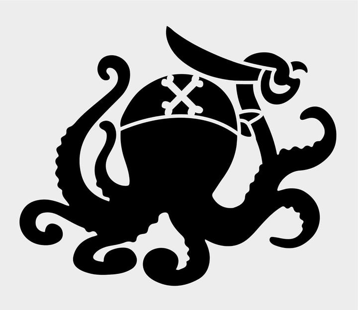 Actual product image Aladine Stencils Pirates (MQ6)