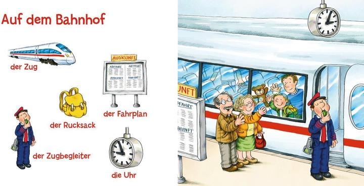 Immagine prodotto Buggy-Bücher: Mein Buggy-Bildwörterbuch: Unterwegs (Tedesco, Lucia Fisher, 2019)