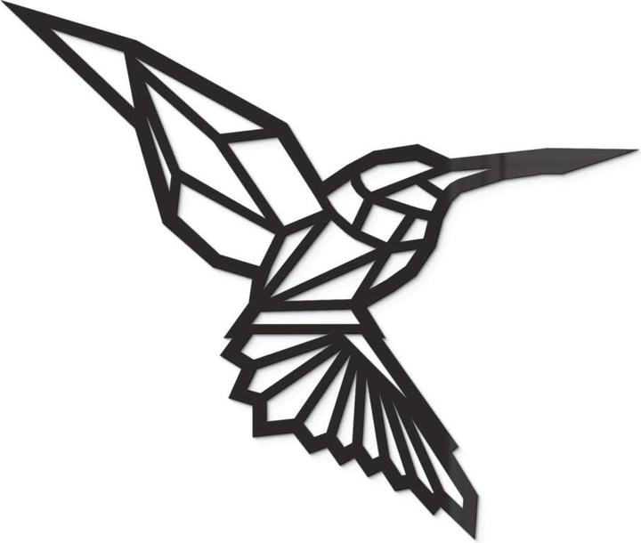 Actual product image Trenddeko Origami hummingbird (40 x 34 cm)