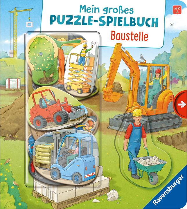 Produktbild Ravensburger Mein grosses Puzzle-Spielbuch: Baustelle (Deutsch)