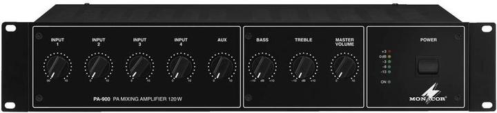 Actual product image Monacor PA-900 120 W ELA amplifier (Amplifier)