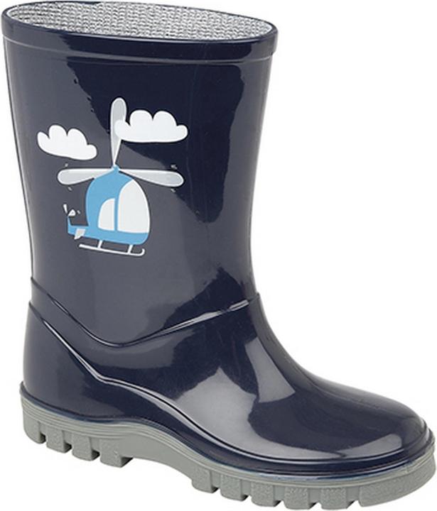 Produktbild Storm Wells Stromwells Jungen Hubschrauber PVC Gummistiefel (23)