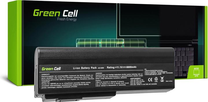 Produktbild GreenCell Laptop Battery for Asus A32-M50 A32-N61 N43 N53 G50 - 11.1V - 6600mAh (9 Zellen, 6600 mAh)