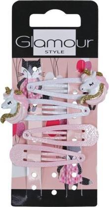 Glamour Kids Hair Clips Ponytails 4Pcs (4 Stk.)