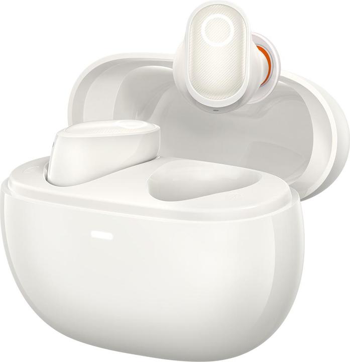 Actual product image Baseus Bowie WM05 Earphones creamy-white (ANC, 25 h, Wireless)