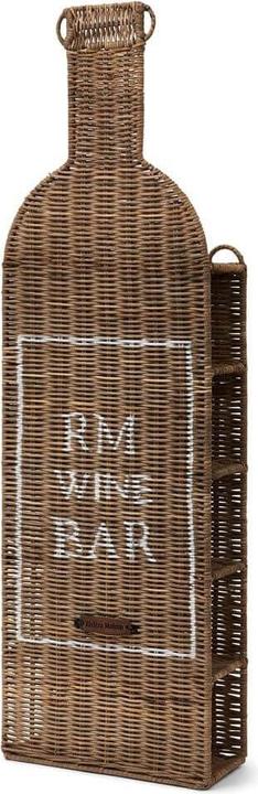 Produktbild Rivièra Maison Wandregal Rattan Wine Bar Bottle (5 Fl.)