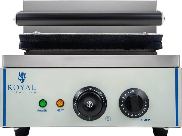 Produktbild Royal Catering Waffeleisen Waffelautomat Waffel Maker Herzform 1500W Timer Edelstahl Gastro Xxl