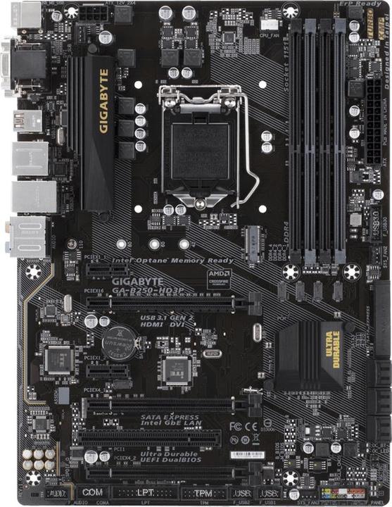 Gigabyte GA-B250-HD3P S1151 B250 ATX (LGA 1151, Intel B250, ATX)