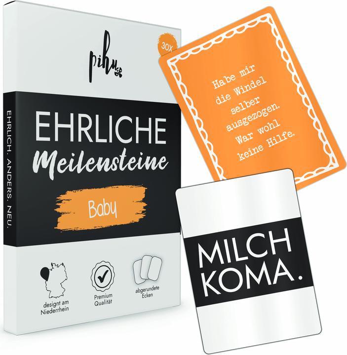 Actual product image Simon & Jan Milestones baby (German)