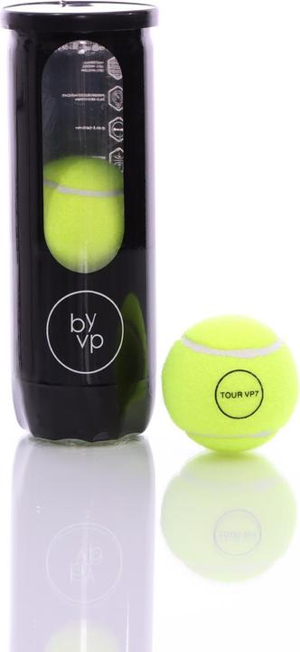 Luxtri Padel Ball Set TOUR 3 Gelbe Padel-Bälle in 3er Dose Padel Tennis Bälle
