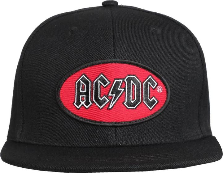 Actual product image AC/DC Unisex Adult Oval Logo Snapback Cap (One size)