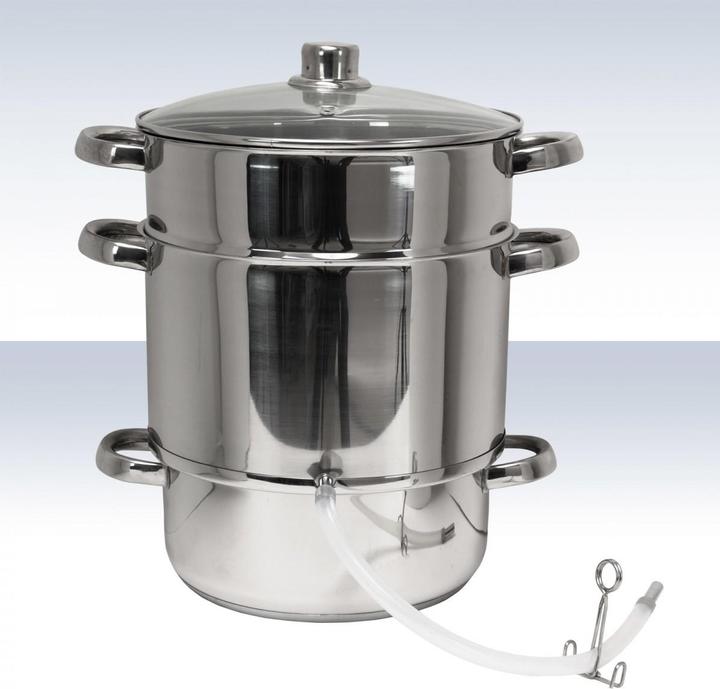 Produktbild Dema Edelstahl Dampfentsafter Dampf Entsafter Fruchtentsafter Obstpresse Saftpresse