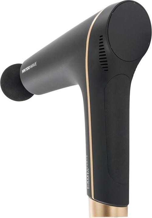 Actual product image Miweba Massage Gun MM100 SPORTS Fascia Muscle Massage Gun 6 Attachments Heads (Black/Gold)
