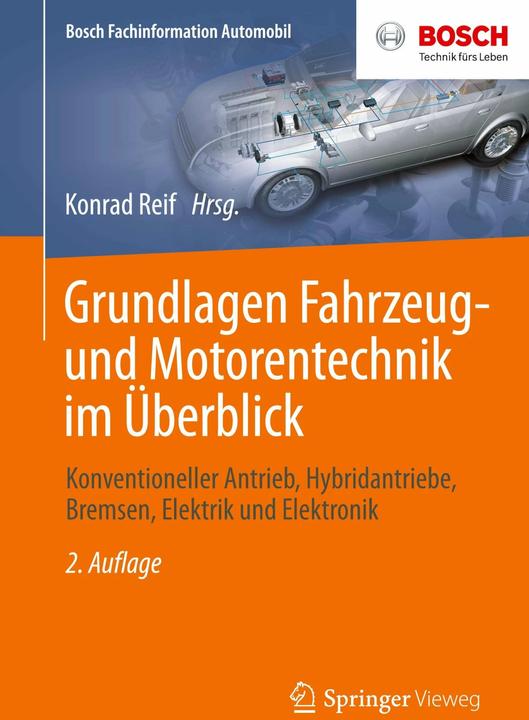 Image du produit Grundlagen Fahrzeug- und Motorentechnik im Überblick (Allemand, Konrad Reif, 2016)