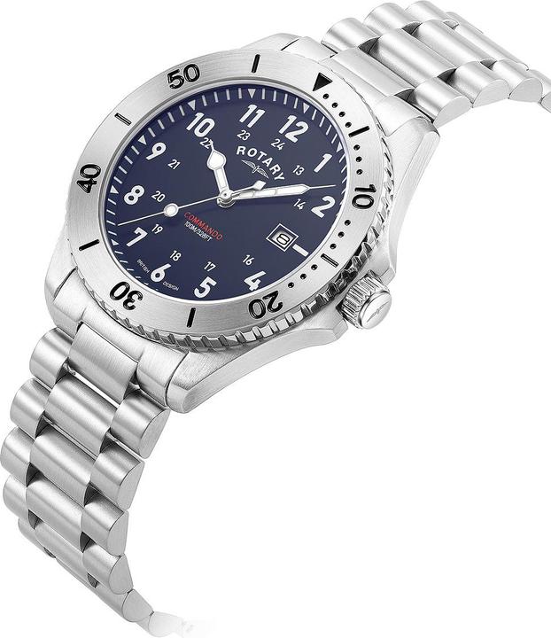 Actual product image Rotary GB05475/52 Commando Men's Watch 40mm 10ATM (Analogue wristwatch, 40 mm)