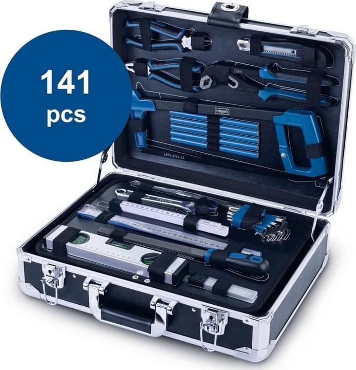Produktbild Scheppach 5909330900 TB200 Werkzeugkoffer gefüllt 141-teilig (141 Teile)