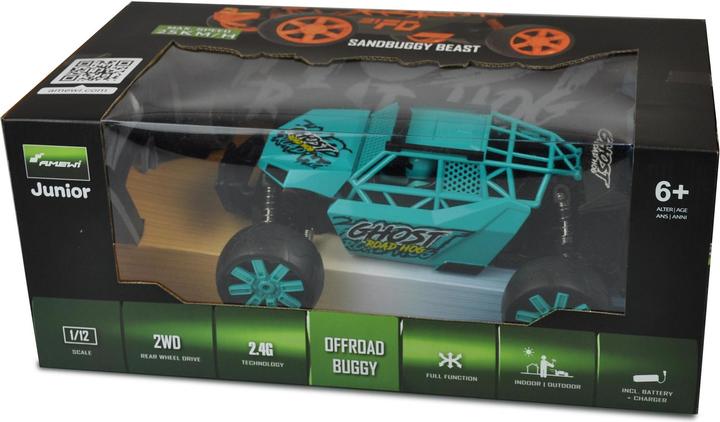 Produktbild Amewi Buggy Ghost 2WD Türkis, 1:12, RTR (RTR Ready-to-Run)