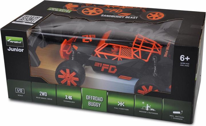 Produktbild Amewi Buggy Ghost 2WD Orange, 1:12, RTR (RTR Ready-to-Run)