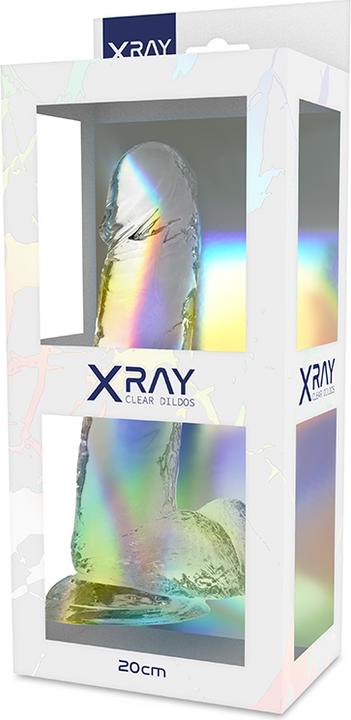 Image du produit X Ray Xray Clear Dildo Realista Transparent 20cm X 4.5cm
