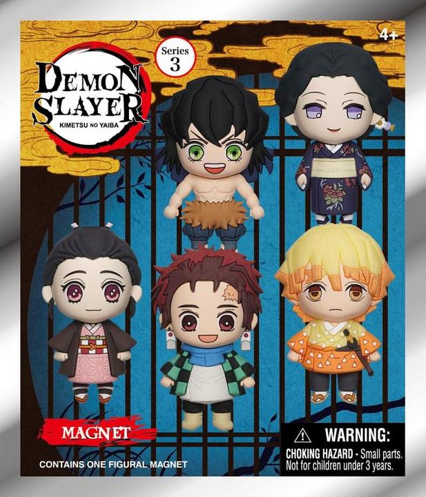 Produktbild Monogram Int. Demon Slayer: Kimetsu no Yaiba 3D Magnete Series 3 Display (12) (12 x)