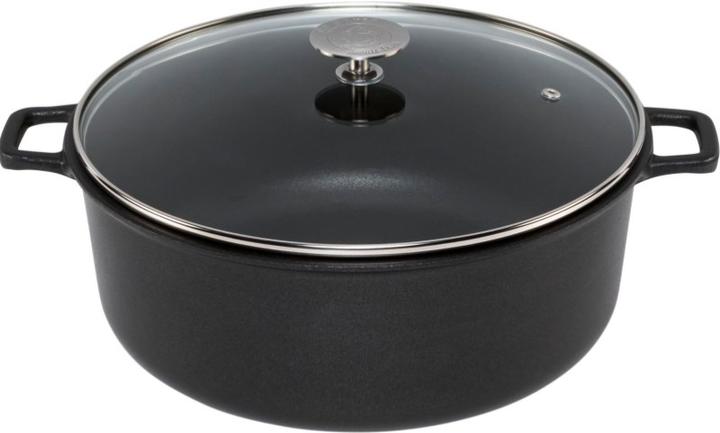 Actual product image de Buyer Choc Extreme frying pan non-stick with glass lid, induction (28 cm, Casserole + Stewpot, Aluminium)