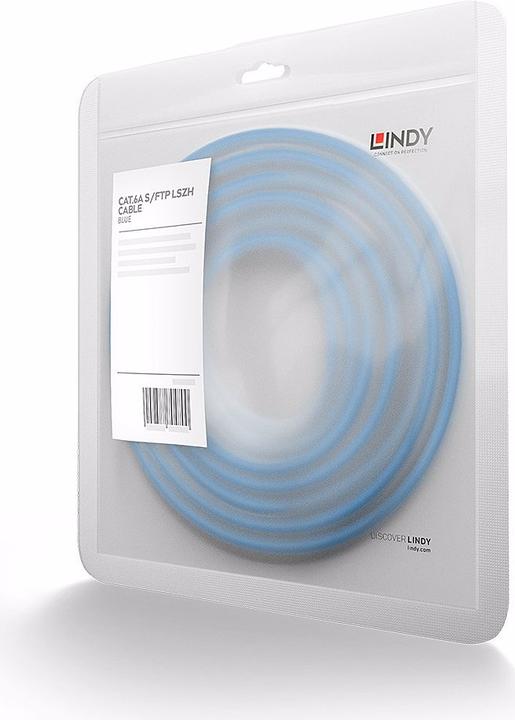 Actual product image Lindy Network cable (S/FTP, CAT6a, 0.50 m)