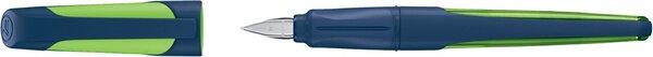 Image du produit STABILO Stylo plume cartouche M EASYbuddy st.bleu/limet (Citron vert, Bleu acier, 1 x)