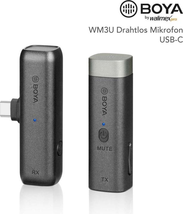 Boya Walimex pro WM3U Microfono senza fili