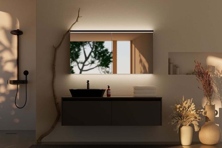 Produktbild Schneider ADVANCED Line Ultimate LED Lichtspiegelschrank, 2 Türen, 139,5x72,6x17,8cm, 188.140.