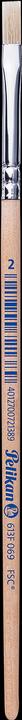 Produktbild Pelikan Pinsel Sorte 613F (2 mm)