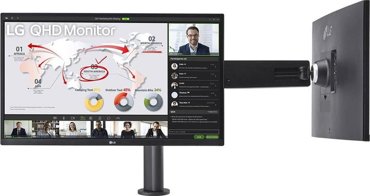 Image du produit LG 27QP88D-B Moniteur Ergo USB-C HDMI DP IPS (2560 x 1440 pixels, 27")