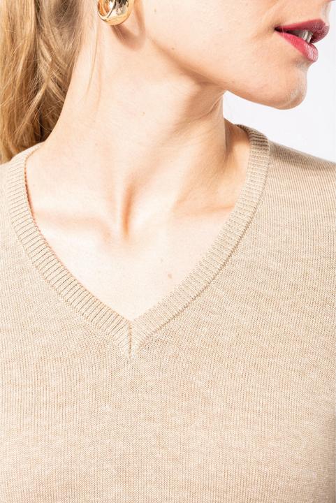 Produktbild Kariban Pullover mit V-Ausschnitt Damen (XS)