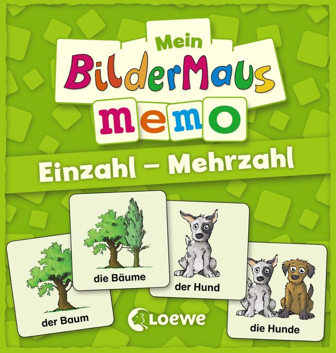 Actual product image My picture mouse memo - singular - plural (German)