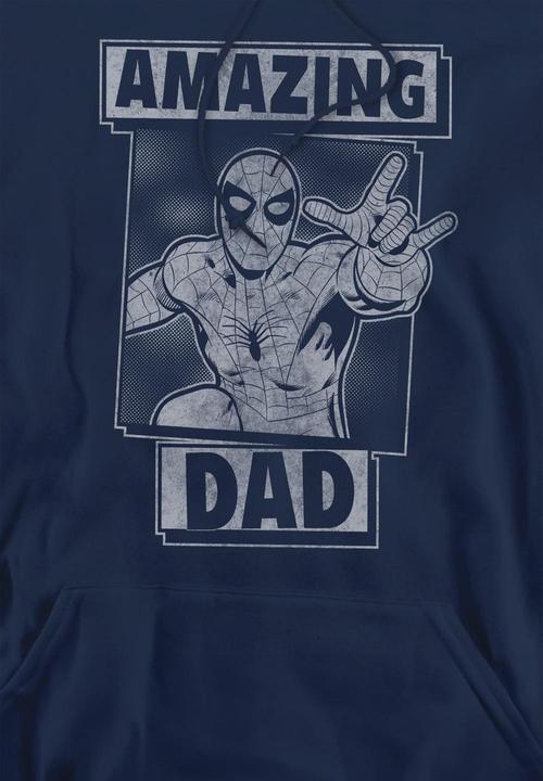 Image du produit Spiderman - Sweat à capuche AMAZING DAD - Homme (XL)