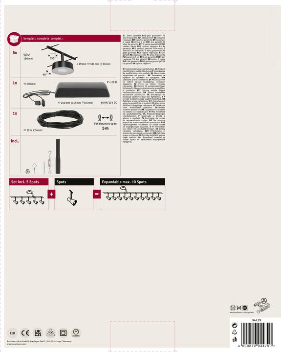 Actual product image Paulmann Wire System Circle (400 lm)
