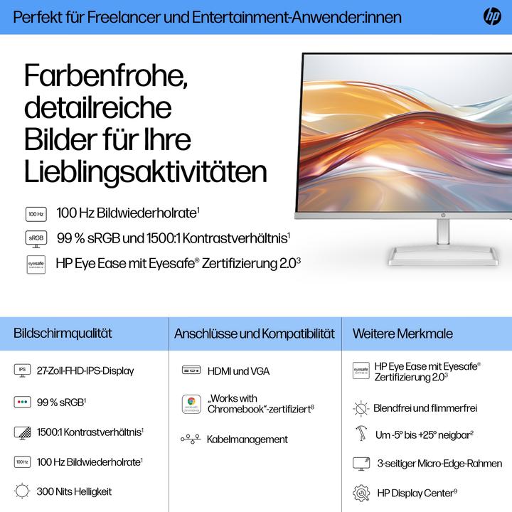 Produktbild HP Series 5 527sf (1920 x 1080 Pixel, 27")