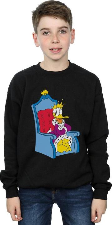 Actual product image Disney Boys Donald Duck King Donald Sweatshirt (116)