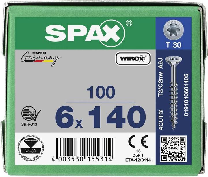 Image du produit Spax Vis pour panneaux agglomérés (100 Vis par pièce)