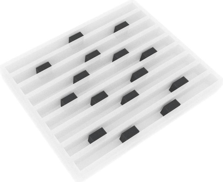 Actual product image Feldherr HS025A001 - 40 spacers / foam blocks / foam blocks 30 mm x 25 mm x 15 mm (Foam material)