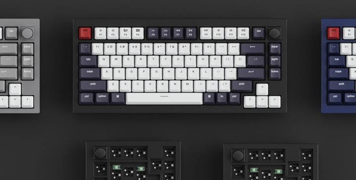 Actual product image Keychron Q1 Barebone Knob Version (CH, Cable)