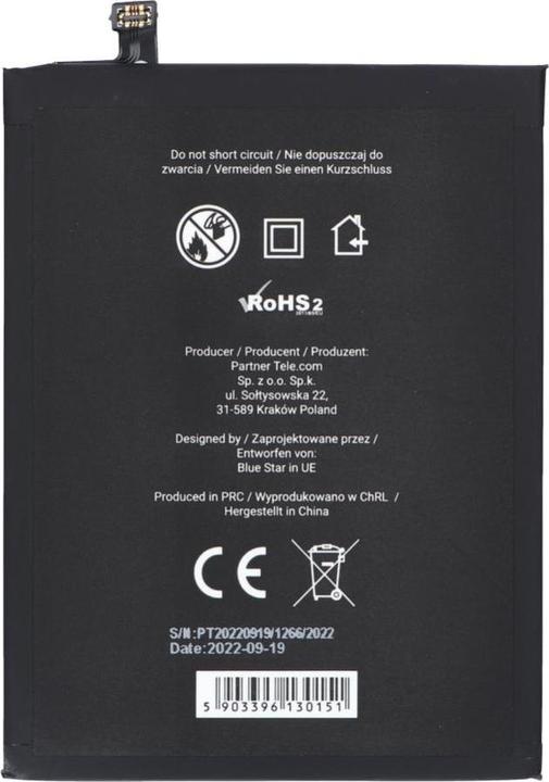 Actual product image Xiaomi Battery Blue Star BLUE STAR battery for REDMI NOTE 8 / NOTE 8T / REDMI 7 (BN46) 4000 mAh
